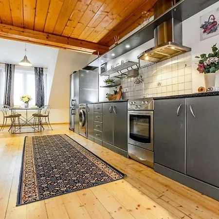 Utulny A Prostorny Podkrovni S Krbovymi Kamny Lejlighed
